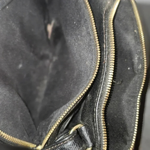 Black leather purse - Picture 3 of 4